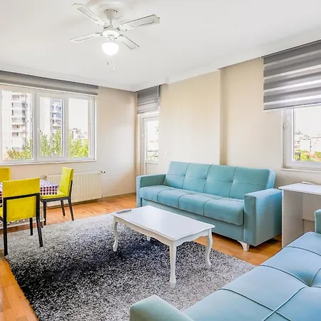 Flat W Balcony 12 Min To Hadrian Gates Antalya